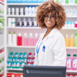 Cajera de farmacia
